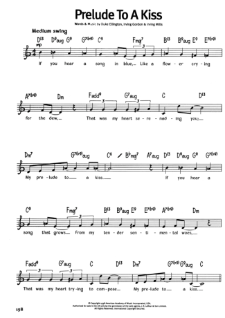 The Real Book Of Blues Prelude To A Kiss score for Harmonica