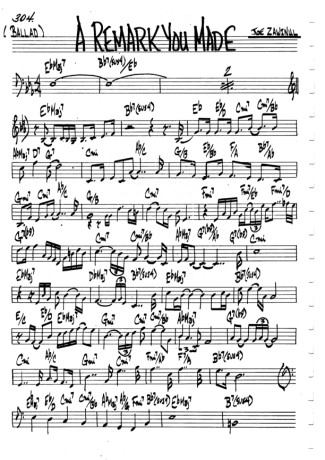 The Real Book of Jazz  score for Clarinet (C)