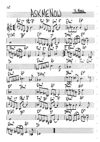 The Real Book of Jazz  score for Clarinet (C)