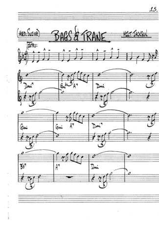 The Real Book of Jazz Bags $ Trane score for Clarinet (Bb)