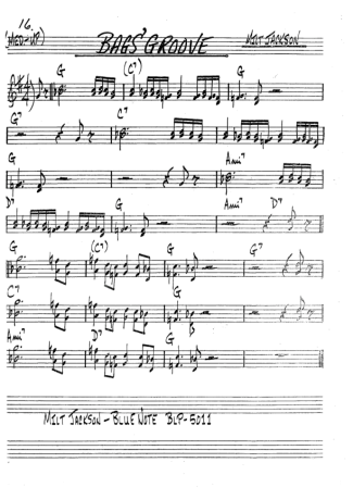 The Real Book of Jazz Bags Groove score for Trumpet