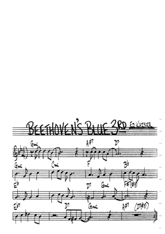 The Real Book of Jazz  score for Clarinet (C)