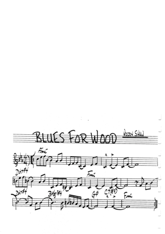 The Real Book of Jazz  score for Clarinet (C)