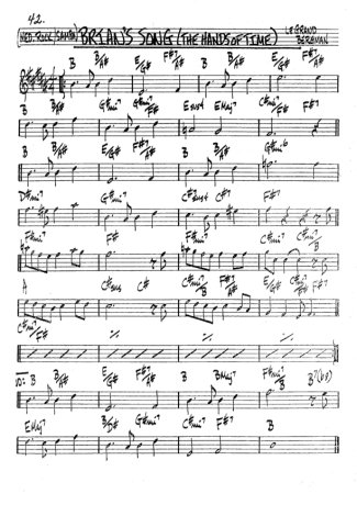 The Real Book of Jazz Brians Song score for Trumpet