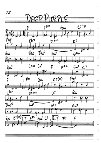 The Real Book of Jazz Deep Purple score for Clarinet (C)