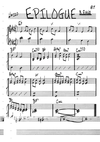 The Real Book of Jazz Epilogue score for Flute