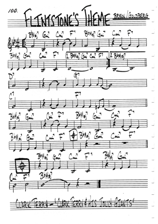 The Real Book of Jazz  score for Clarinet (C)