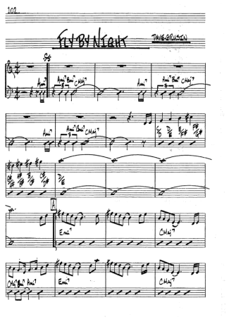 The Real Book of Jazz Fly By Night score for Clarinet (Bb)