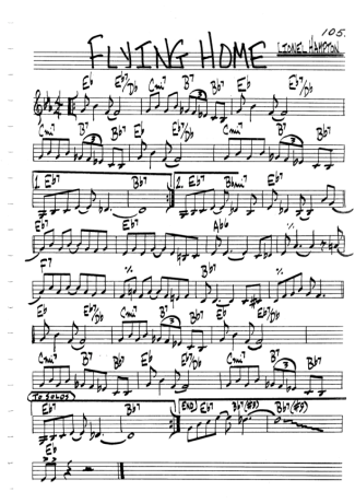 The Real Book of Jazz Flying Home score for Clarinet (C)
