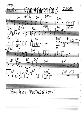 The Real Book of Jazz For Minors Only score for Flute