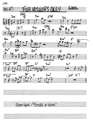 The Real Book of Jazz  score for Trumpet