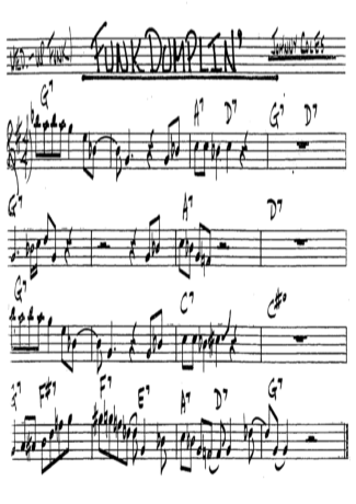 The Real Book of Jazz Funk Dumplin score for Trumpet