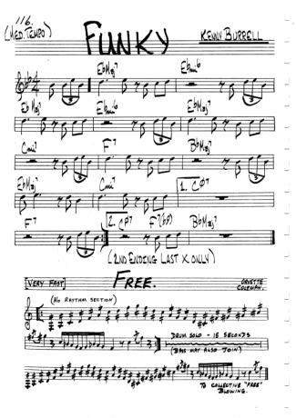 The Real Book of Jazz  score for Clarinet (C)