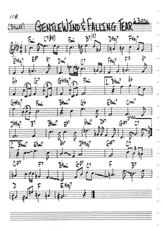 The Real Book of Jazz  score for Clarinet (C)