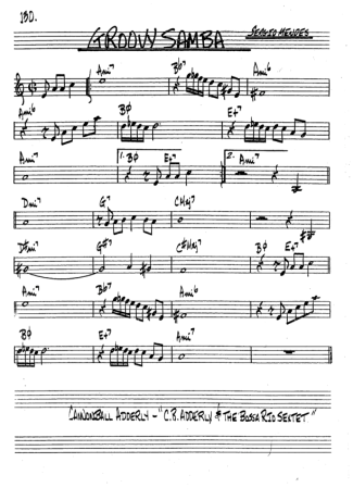 The Real Book of Jazz Groovy Samba score for Clarinet (Bb)