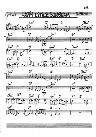 The Real Book of Jazz Happy Little Sunbeam score for Tenor Saxophone Soprano (Bb)