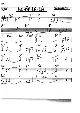 The Real Book of Jazz Ho score for Trumpet