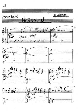 The Real Book of Jazz Horizon score for Tenor Saxophone Soprano (Bb)