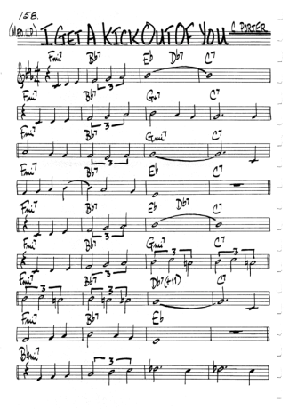 The Real Book of Jazz I Get A Kick Out Of You score for Clarinet (C)