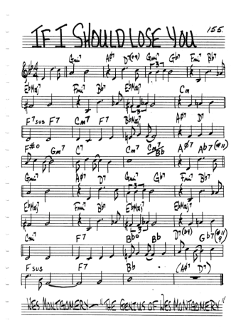 The Real Book of Jazz If I Should Lose You score for Flute