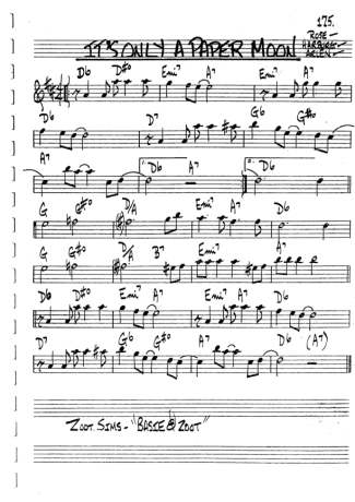 The Real Book of Jazz  score for Trumpet