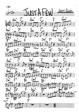 The Real Book of Jazz Just A Few score for Flute