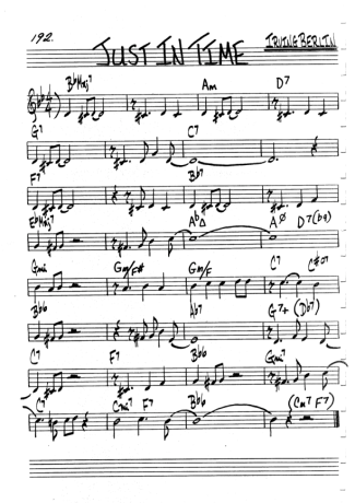 The Real Book of Jazz Just In Time score for Harmonica