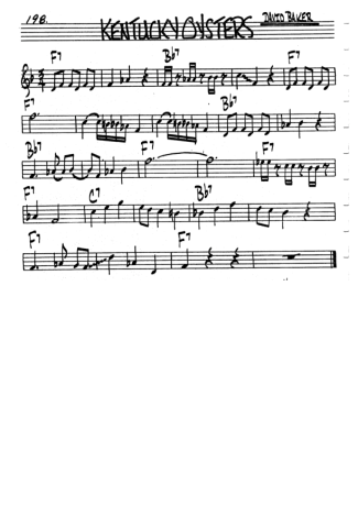 The Real Book of Jazz Kentucky Oysters score for Clarinet (C)
