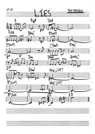 The Real Book of Jazz Lies score for Clarinet (C)