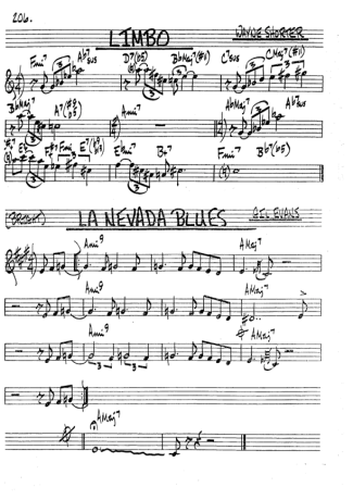The Real Book of Jazz Limbo score for Tenor Saxophone Soprano (Bb)