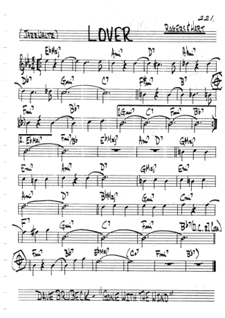 The Real Book of Jazz  score for Flute