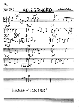 The Real Book of Jazz  score for Trumpet