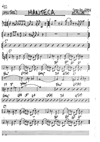 The Real Book of Jazz Minuteca score for Trumpet