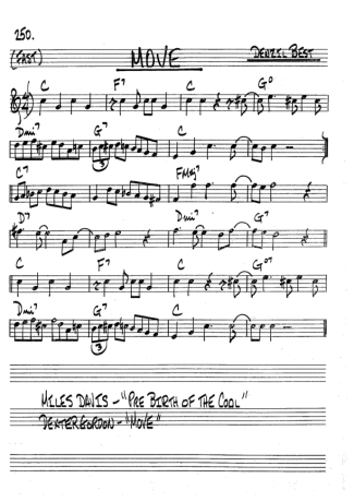 The Real Book of Jazz Move score for Trumpet