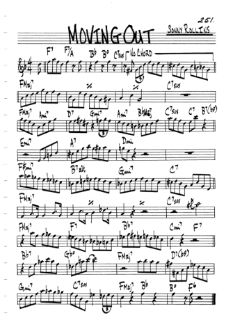 The Real Book of Jazz Moving Out score for Violin