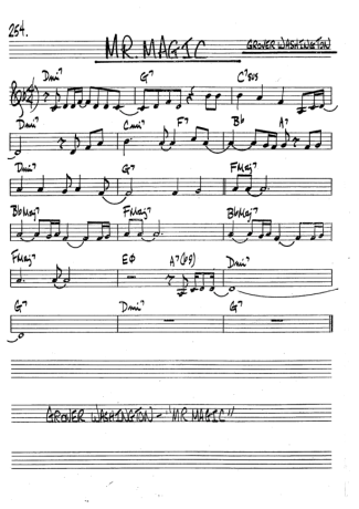 The Real Book of Jazz Mr Magic score for Tenor Saxophone Soprano (Bb)