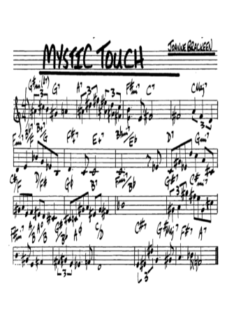 The Real Book of Jazz Mystic Touch score for Alto Saxophone