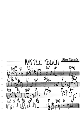 The Real Book of Jazz Mystic Touch score for Clarinet (C)