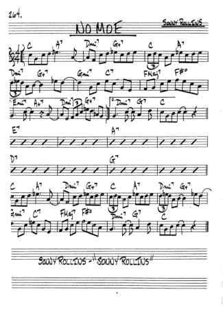 The Real Book of Jazz No Moe score for Clarinet (Bb)