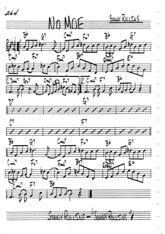 The Real Book of Jazz No Moe score for Flute