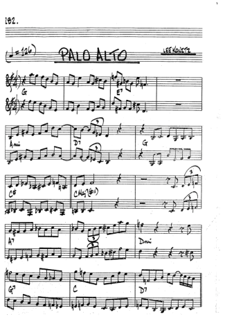 The Real Book of Jazz Palo Alto score for Tenor Saxophone Soprano (Bb)