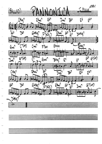 The Real Book of Jazz  score for Clarinet (C)