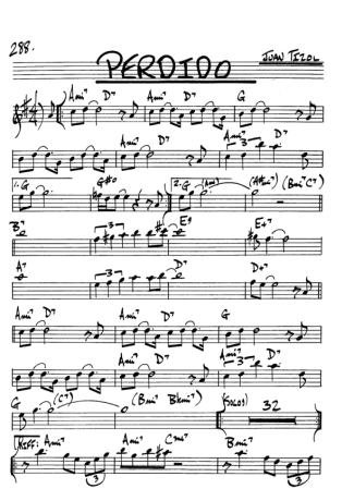 The Real Book of Jazz Perdido score for Alto Saxophone