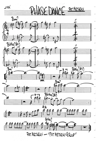 The Real Book of Jazz Phase Dance score for Harmonica