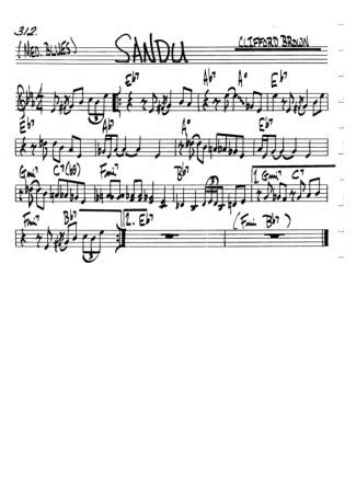 The Real Book of Jazz Sandu score for Harmonica