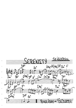 The Real Book of Jazz Serenity score for Violin