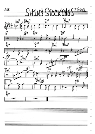 The Real Book of Jazz Shiny Stockings score for Clarinet (C)