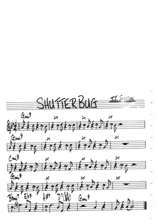 The Real Book of Jazz Shutter Bug score for Clarinet (C)