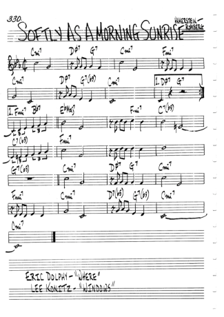 The Real Book of Jazz  score for Clarinet (C)