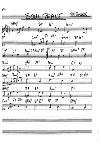 The Real Book of Jazz Soul Trane score for Tenor Saxophone Soprano (Bb)